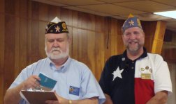 4th Dist Cmdr Rex Bunch & Detach Cmdr Gary Paul 2010 Fall Coffee Tour