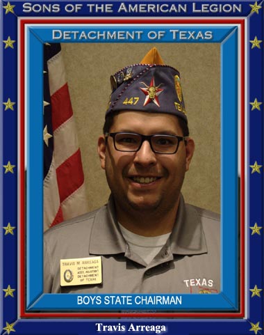 Travis Arreaga Jr. Boys State Chairman