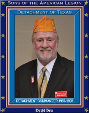 David Dew Commander Detachment of Texas 1997 - 1998