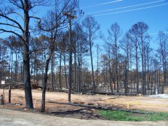 Bastrop Wildfire as seen 9/23/2011