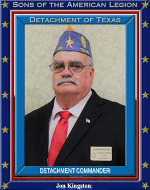 Jon Kingston Commander Detachment of Texas
