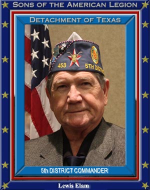 Lewis Elam 5th District Commander