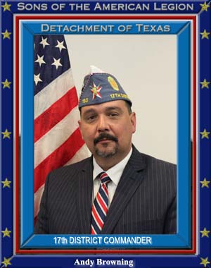 Andy Browning 17th District Commander