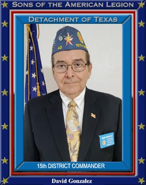 David Gonzalez 15th District Commander